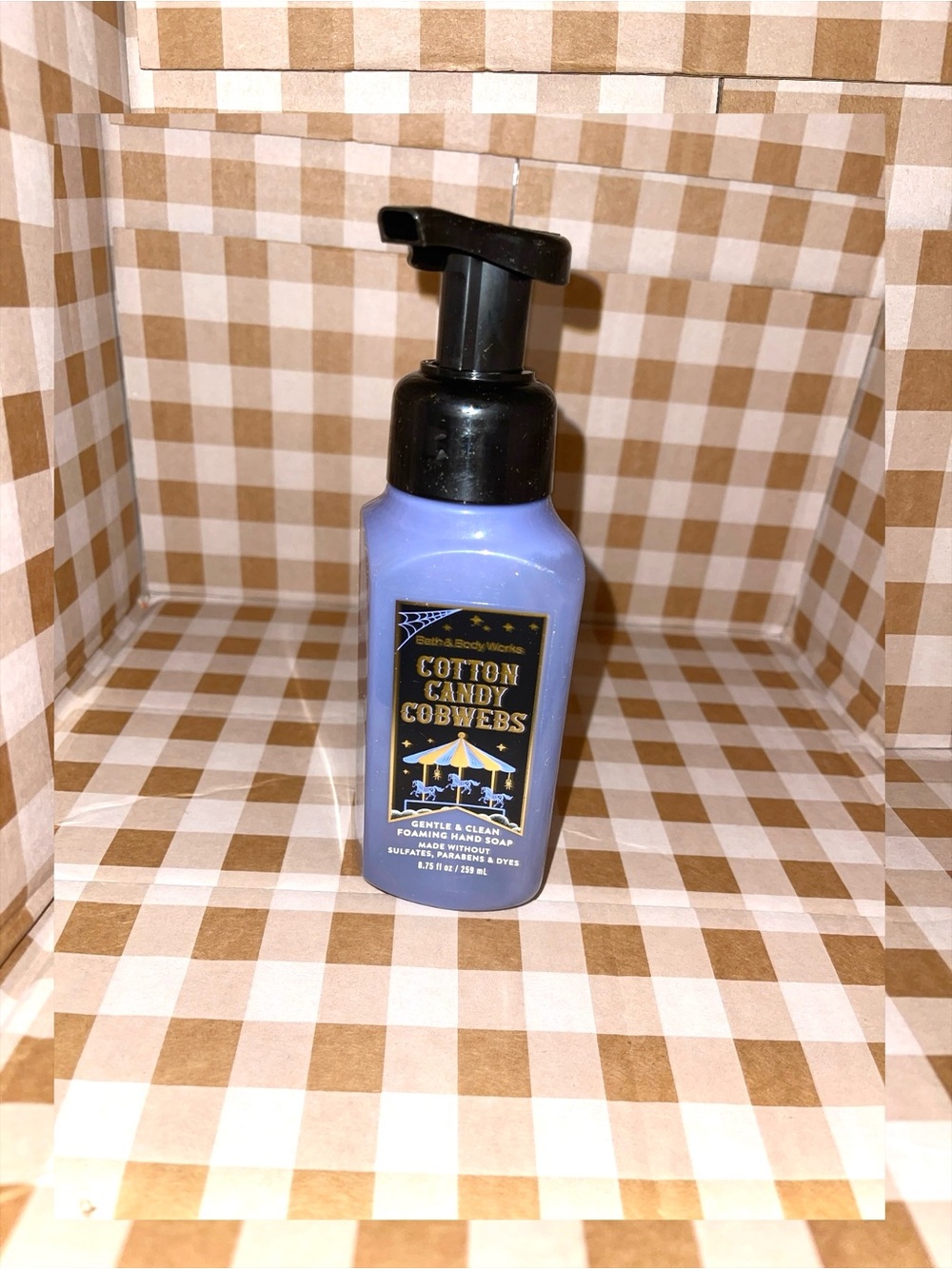 BATH & BODY WORKS COTTON CANDY COBWEBS GENTLE & CLEAN FOAMING HAND SOAP